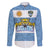 Custom Argentina Rugby 2024 Family Matching Long Sleeve Bodycon Dress and Hawaiian Shirt Vamos Los Pumas with Jaguar and Floral Pattern - Wonder Print Shop