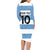 Custom Argentina Rugby 2024 Family Matching Long Sleeve Bodycon Dress and Hawaiian Shirt Vamos Los Pumas with Jaguar and Floral Pattern - Wonder Print Shop