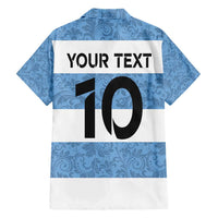 Custom Argentina Rugby 2024 Family Matching Short Sleeve Bodycon Dress and Hawaiian Shirt Vamos Los Pumas with Jaguar and Floral Pattern - Wonder Print Shop