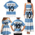 Custom Argentina Rugby 2024 Family Matching Tank Maxi Dress and Hawaiian Shirt Vamos Los Pumas with Jaguar and Floral Pattern - Wonder Print Shop