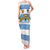 Custom Argentina Rugby 2024 Family Matching Tank Maxi Dress and Hawaiian Shirt Vamos Los Pumas with Jaguar and Floral Pattern - Wonder Print Shop