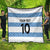 Custom Argentina Rugby 2024 Quilt Vamos Los Pumas with Jaguar and Floral Pattern - Wonder Print Shop