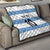 Custom Argentina Rugby 2024 Quilt Vamos Los Pumas with Jaguar and Floral Pattern - Wonder Print Shop