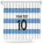 Custom Argentina Rugby 2024 Shower Curtain Vamos Los Pumas with Jaguar and Floral Pattern
