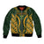 Custom South Africa Rugby 2024 Bomber Jacket Go Champion Springboks and Kente Pattern - Wonder Print Shop