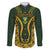 Custom South Africa Rugby 2024 Family Matching Long Sleeve Bodycon Dress and Hawaiian Shirt Go Champion Springboks and Kente Pattern - Wonder Print Shop