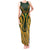 Custom South Africa Rugby 2024 Tank Maxi Dress Go Champion Springboks and Kente Pattern - Wonder Print Shop