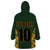 Custom South Africa Rugby 2024 Wearable Blanket Hoodie Go Champion Springboks and Kente Pattern - Wonder Print Shop