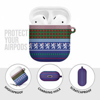 Scottish Christmas AirPods Case Xmas Royal Lions and Tartan - Wonder Print Shop