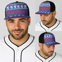 Scottish Christmas Baseball Net Cap Xmas Royal Lions and Tartan - Wonder Print Shop