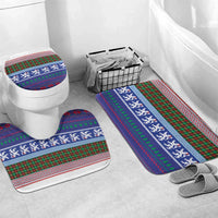 Scottish Christmas Bathroom Set Xmas Royal Lions and Tartan - Wonder Print Shop