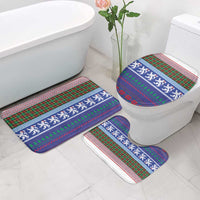 Scottish Christmas Bathroom Set Xmas Royal Lions and Tartan - Wonder Print Shop