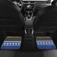 Scottish Christmas Car Mats Xmas Royal Lions and Tartan - Wonder Print Shop