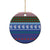 Scottish Christmas Ceramic Ornament Xmas Royal Lions and Tartan - Wonder Print Shop