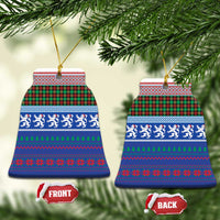 Scottish Christmas Ceramic Ornament Xmas Royal Lions and Tartan - Wonder Print Shop