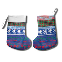 Scottish Christmas Christmas Stocking Xmas Royal Lions and Tartan - Wonder Print Shop