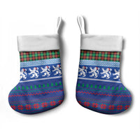 Scottish Christmas Christmas Stocking Xmas Royal Lions and Tartan - Wonder Print Shop