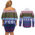 Scottish Christmas Couples Matching Off Shoulder Short Dress and Long Sleeve Button Shirt Xmas Royal Lions and Tartan - Wonder Print Shop
