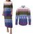 Scottish Christmas Couples Matching Puletasi and Long Sleeve Button Shirt Xmas Royal Lions and Tartan - Wonder Print Shop