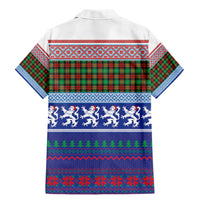 Scottish Christmas Family Matching Mermaid Dress and Hawaiian Shirt Xmas Royal Lions and Tartan - Wonder Print Shop