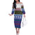 Scottish Christmas Family Matching Off The Shoulder Long Sleeve Dress and Hawaiian Shirt Xmas Royal Lions and Tartan - Wonder Print Shop