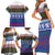 Scottish Christmas Family Matching Short Sleeve Bodycon Dress and Hawaiian Shirt Xmas Royal Lions and Tartan - Wonder Print Shop