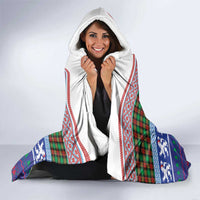 Scottish Christmas Hooded Blanket Xmas Royal Lions and Tartan - Wonder Print Shop