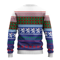Scottish Christmas Ugly Christmas Sweater Xmas Royal Lions and Tartan - Wonder Print Shop