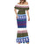 Scottish Christmas Mermaid Dress Xmas Royal Lions and Tartan - Wonder Print Shop