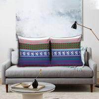 Scottish Christmas Pillow Cover Xmas Royal Lions and Tartan - Wonder Print Shop