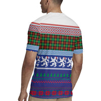 Scottish Christmas Rugby Jersey Xmas Royal Lions and Tartan - Wonder Print Shop