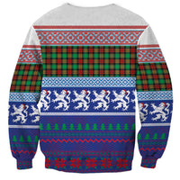 Scottish Christmas Sweatshirt Xmas Royal Lions and Tartan - Wonder Print Shop
