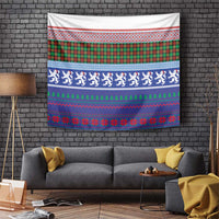 Scottish Christmas Tapestry Xmas Royal Lions and Tartan - Wonder Print Shop