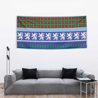 Scottish Christmas Tapestry Xmas Royal Lions and Tartan - Wonder Print Shop