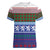 Scottish Christmas Women V-Neck T-Shirt Xmas Royal Lions and Tartan - Wonder Print Shop