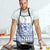 Scottish Christmas Apron Scotland Thistle and Celtic Knot White-Blue Color - Wonder Print Shop