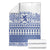 Scottish Christmas Blanket Scotland Thistle and Celtic Knot White-Blue Color - Wonder Print Shop