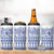 Scottish Christmas 4 in 1 Can Cooler Tumbler Scotland Thistle and Celtic Knot White-Blue Color - Wonder Print Shop