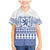 Scottish Christmas Family Matching Mermaid Dress and Hawaiian Shirt Scotland Thistle and Celtic Knot White-Blue Color - Wonder Print Shop