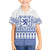 Scottish Christmas Family Matching Off The Shoulder Long Sleeve Dress and Hawaiian Shirt Scotland Thistle and Celtic Knot White-Blue Color - Wonder Print Shop