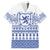 Scottish Christmas Family Matching Off Shoulder Maxi Dress and Hawaiian Shirt Scotland Thistle and Celtic Knot White-Blue Color - Wonder Print Shop