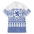 Scottish Christmas Hawaiian Shirt Scotland Thistle and Celtic Knot White-Blue Color - Wonder Print Shop