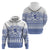 Scottish Christmas Hoodie Scotland Thistle and Celtic Knot White-Blue Color - Wonder Print Shop