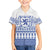 Scottish Christmas Kid Hawaiian Shirt Scotland Thistle and Celtic Knot White-Blue Color - Wonder Print Shop