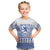 Scottish Christmas Kid T Shirt Scotland Thistle and Celtic Knot White-Blue Color - Wonder Print Shop