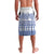 Scottish Christmas Lavalava Scotland Thistle and Celtic Knot White-Blue Color - Wonder Print Shop