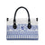 Scottish Christmas Leather Bag Scotland Thistle and Celtic Knot White-Blue Color - Wonder Print Shop