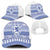 Scottish Christmas Mesh Trucker Cap Scotland Thistle and Celtic Knot White-Blue Color - Wonder Print Shop