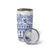Scottish Christmas Tumbler Cup Scotland Thistle and Celtic Knot White-Blue Color - Wonder Print Shop