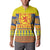 Scottish Christmas Button Sweatshirt Scotland Thistle and Celtic Knot Yellow-Red Color - Wonder Print Shop